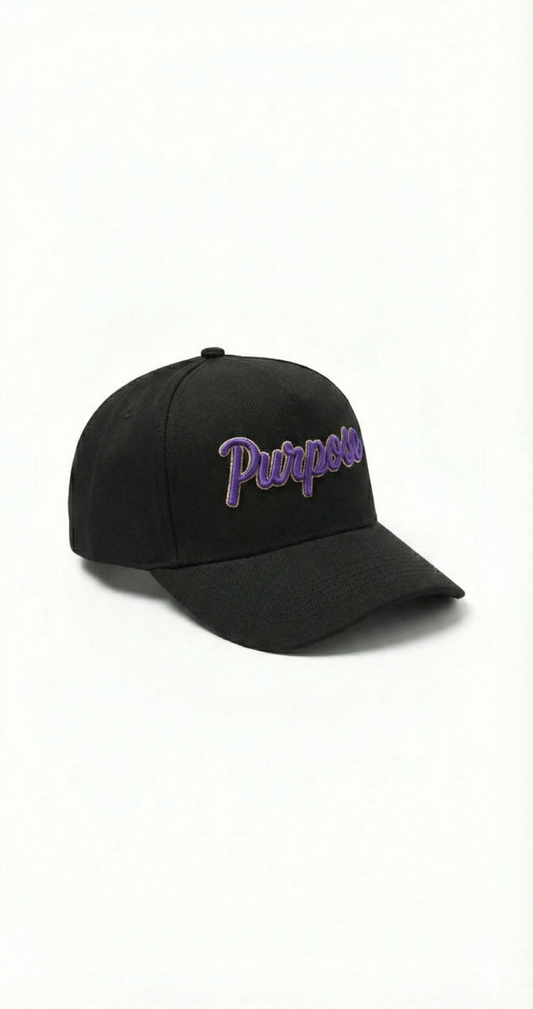 The "Purpose" A-Frame | Black & Purple