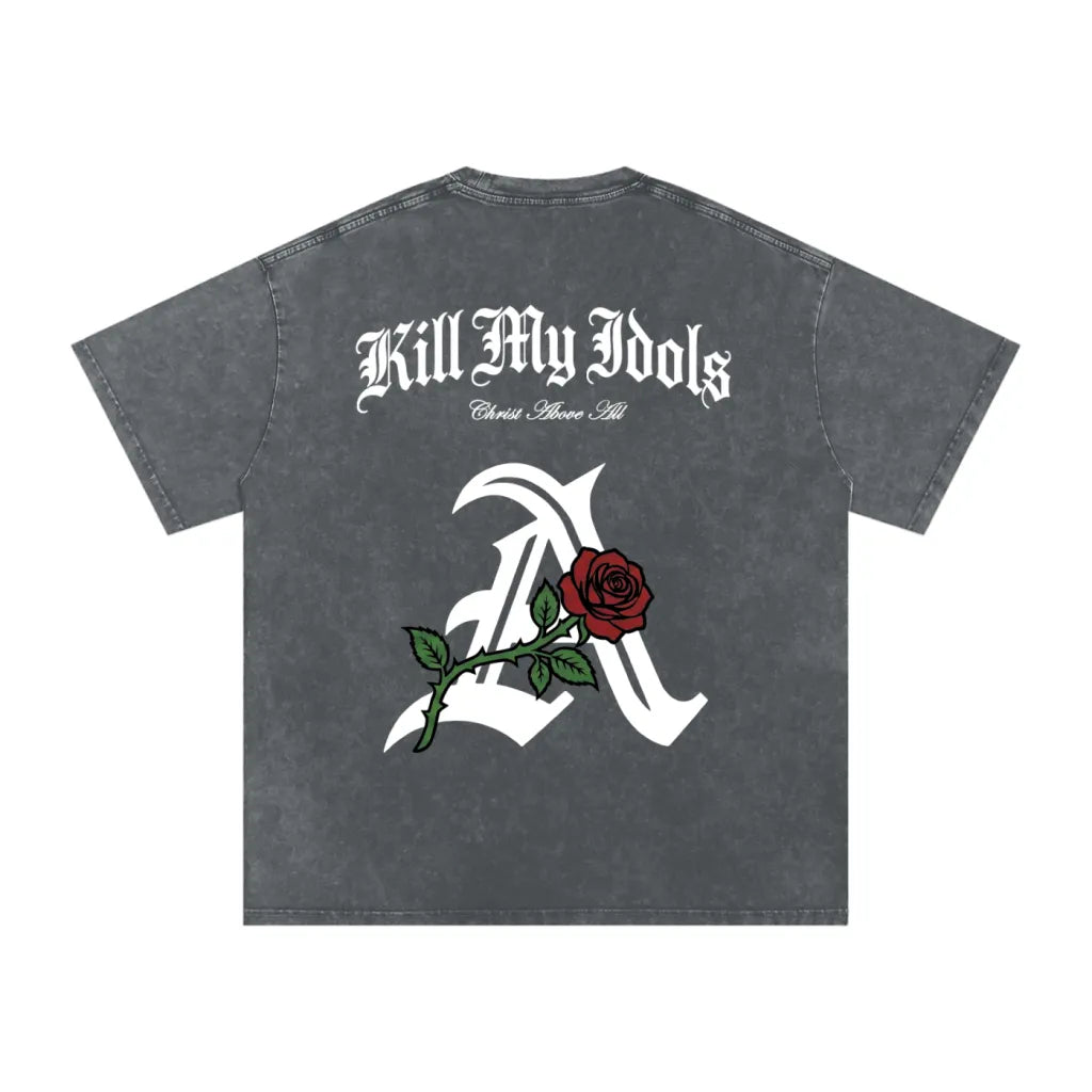 "Christ Above All" Mineral Wash Tee