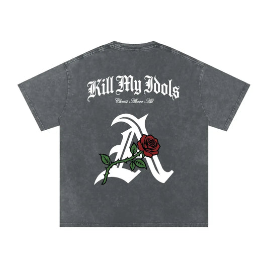 "Christ Above All" Mineral Wash Tee