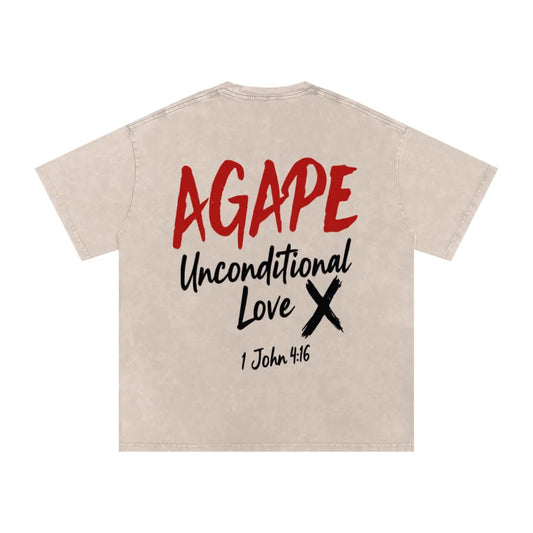 "Unconditional Love" Heavyweight Tee - Sand