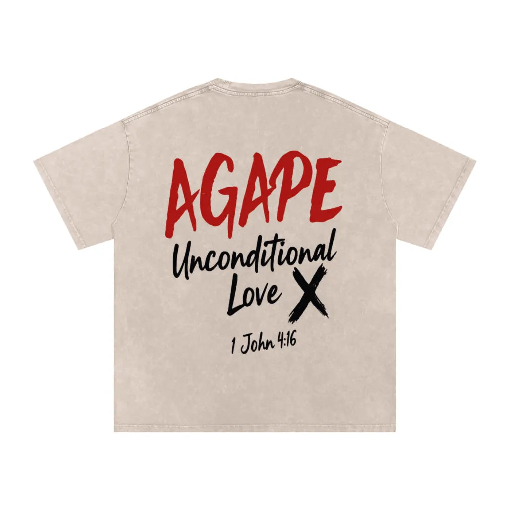"Unconditional Love" Heavyweight Tee - Sand