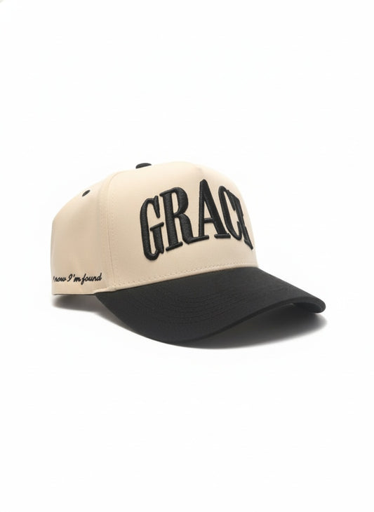 The "Grace" A-Frame | Cream & Black