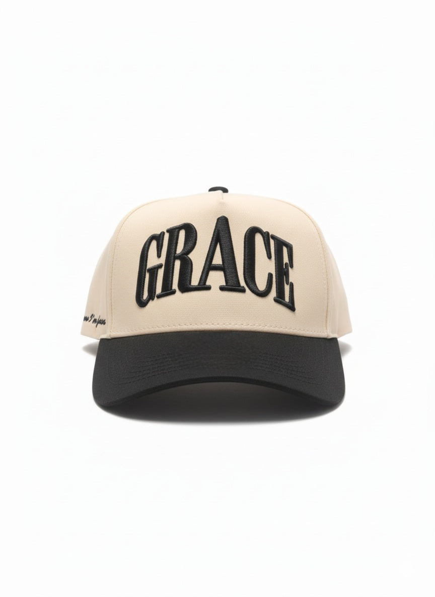 The "Grace" A-Frame | Cream & Black