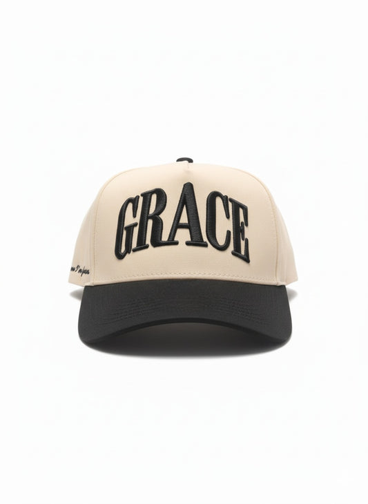 The "Grace" A-Frame | Cream & Black
