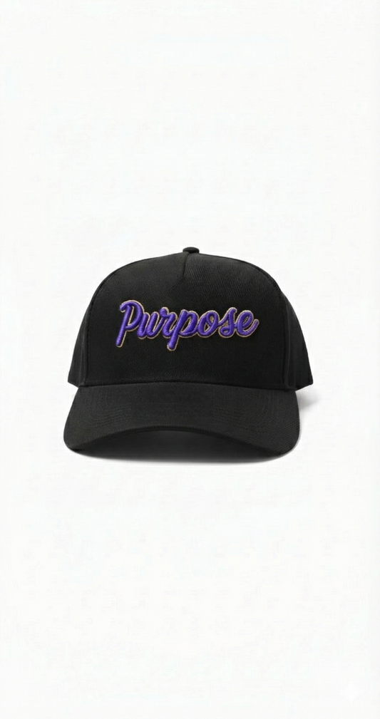 The "Purpose" A-Frame | Black & Purple