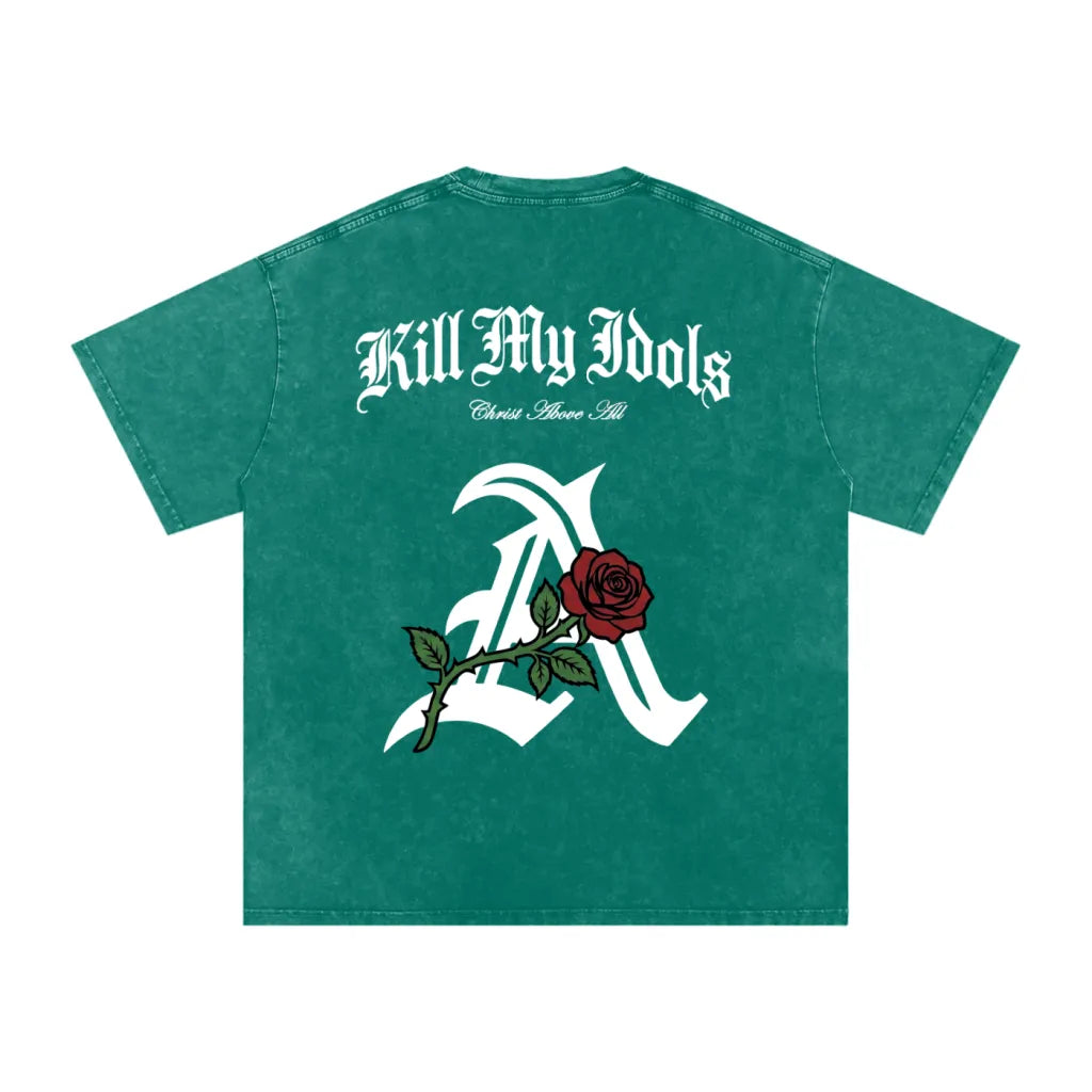 "Christ Above All" Mineral Wash Tee