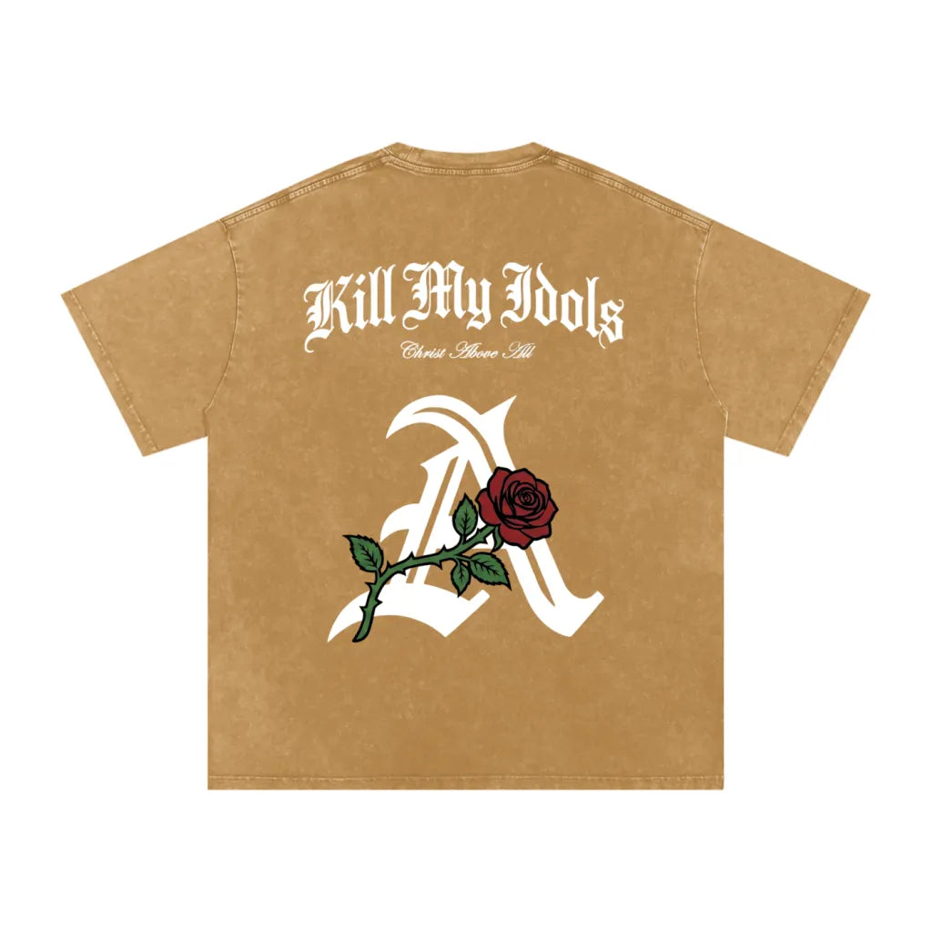 "Christ Above All" Mineral Wash Tee