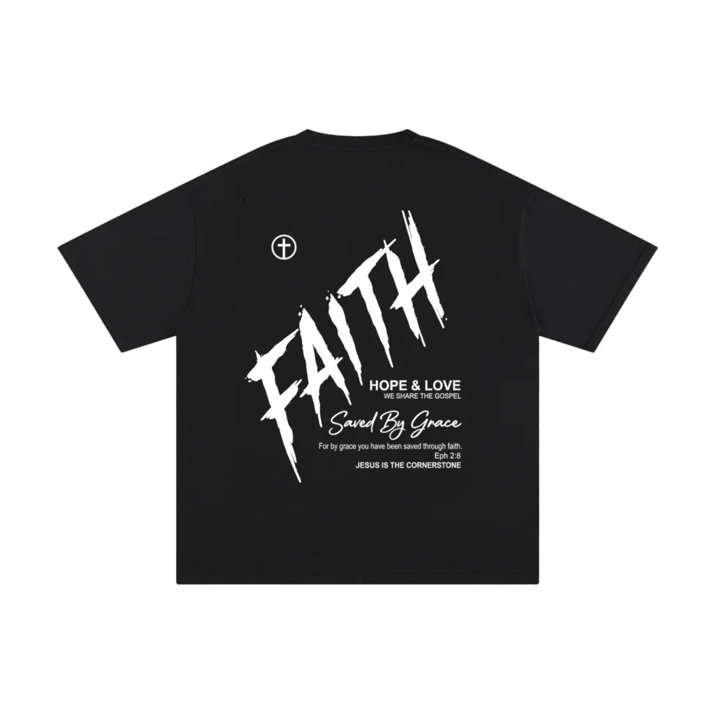 "Saved By Grace" Heavyweight Tee