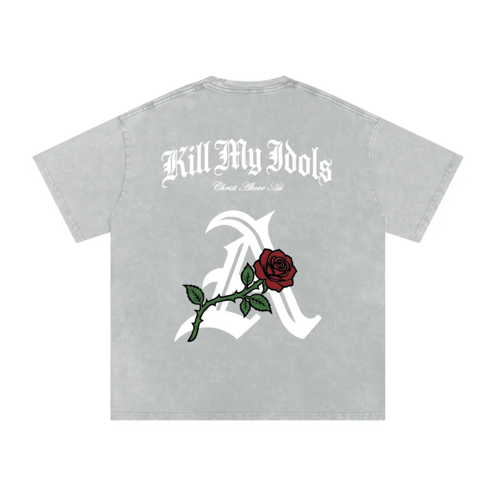 "Christ Above All" Mineral Wash Tee